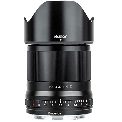 VILTROX AF 33mm f/1.4 Objektiv für Nikon Z Mount, APS-C, Brennweite 33mm, Blende f/1.4, für Nikon Zfc, Z5, Z6, Z7 II, Z50 VILTROX AF 33mm f/1.4 Objektiv für Nikon Z Mount, APS-C, Brennweite 33mm, Blende f/1.4, für Nikon Zfc, Z5, Z6, Z7 II, Z50 von VILTROX