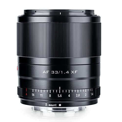 VILTROX AF 33mm f1.4 STM XF Objektiv Autofokus Festem Fokus APS-C Porträt Kompakte Große Blende Objektiv für Spiegellose Fujifilm 33mm X-Mount Kamera X-T3 X-H1 X20 X-T30 X-T20 X-T100 X-Pro2 von VILTROX