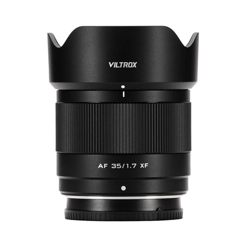 VILTROX 35mm f1.7 Fuji, AF 35mm F1.7 X-Mount für Fuji X Mount, Autofokus X Mount Objektiv für Fuji X-Pro2 X-T3 X-T10 X-T30 X-T200 X-H2 X-T5 X-S20 X-T50 von VILTROX