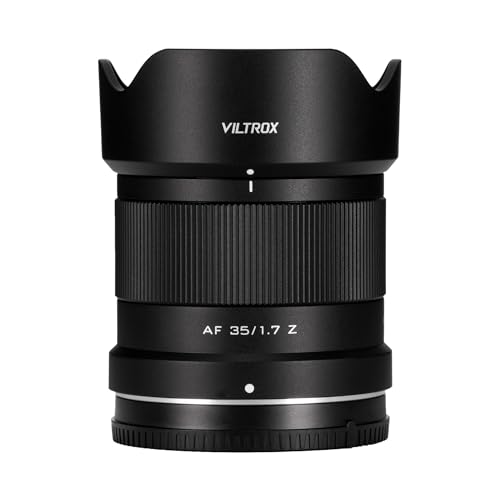 VILTROX 35mm f1.7 Z, AF 35mm F1.7 Z-Mount für Nikon Z Mount, Autofokus APS-C Z Mount Objektiv für Nikon Z7 II Z fc Z6 II Z50 II Z6 III Z6 Z7 Z30 von VILTROX