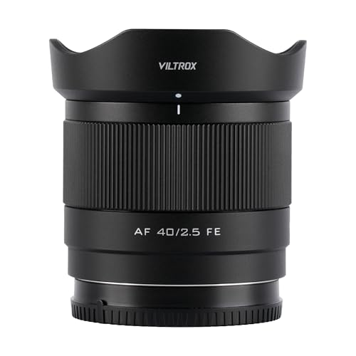 VILTROX AF 40mm f2.5 FE Vollformat Objektiv für Sony, 40mm f/2.5 Prime e Mount Objektiv für Sony a7cr a7ii a9iii a7cii a7rv a6700 a7iv a7iii ZV-E10 II a6600 a6400 VILTROX AF 40mm f2.5 FE Vollformat Objektiv für Sony, 40mm f/2.5 Prime e Mount Objektiv für Sony a7cr a7ii a9iii a7cii a7rv a6700 a7iv a7iii ZV-E10 II a6600 a6400 von VILTROX