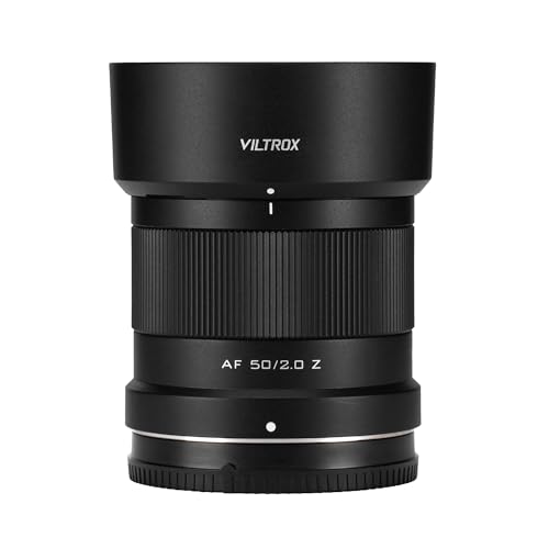 VILTROX AF 50 mm F2 Kameraobjektiv, Vollbild, Autofokus, geringes Gewicht (für Nikon Z) von VILTROX