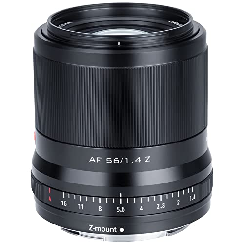 VILTROX AF 56mm F1.4 Autofokus Porträt Objektiv Festbrennweite APS-C für Nikon Z-Mount Kameras Z5 Z50 Z6 Z6II Z7 Z7II Zfc von VILTROX