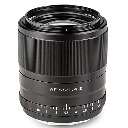 VILTROX AF 56mm f/1.4 F1.4 Autofokus APS-C Standard Porträt Objektiv Festbrennweite APS-C Objektiv für Sony E-Mount Kamera A7RIV A7RIII A7III A7RII A7S A7 A9 A9II A6600 A6500 A6400 A6300 A6000 von VILTROX