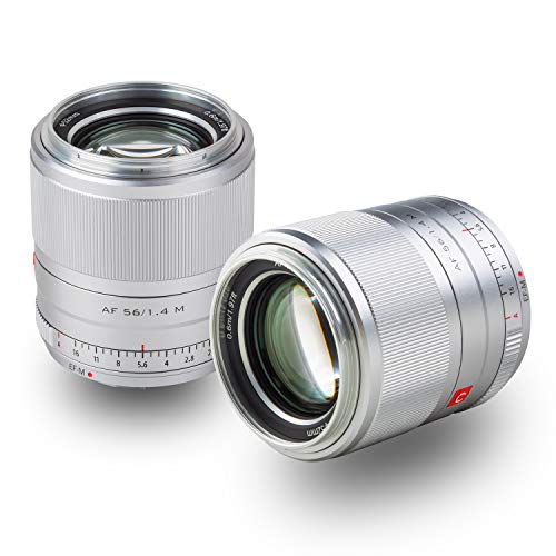 VILTROX AF 56mm f1.4 M Autofokus Objektiv mit großer Blende kompatibel mit Canon EOS M Mount M6 Mark II, M5,M6, M50 II, M10, M100, M200 VILTROX AF 56mm f1.4 M Autofokus Objektiv mit großer Blende kompatibel mit Canon EOS M Mount M6 Mark II, M5,M6, M50 II, M10, M100, M200 von VILTROX