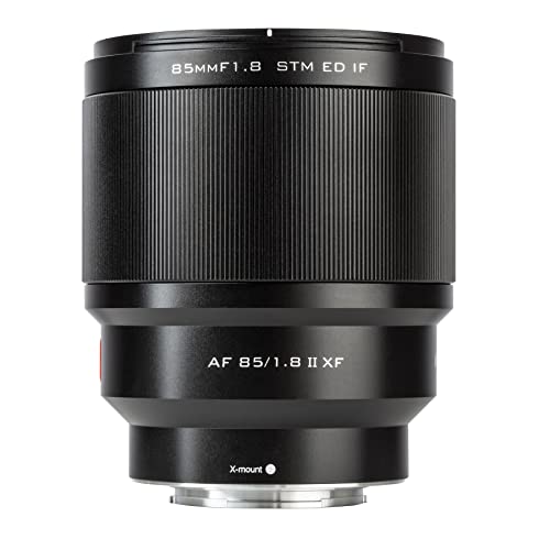 VILTROX AF 85mm F1.8 II XF Autofokus STM Motor Objektiv, Kameraobjektiv kompatibel mit Fujifilm X-Mount Kamera X-T4 X-T3 X-T2 X-T1 X-T30 X-T20 X-T10 X-T200 X-T100 X-S10 X-PRO2 X-PRO3 X-E3 X-E2 X-E2S von VILTROX