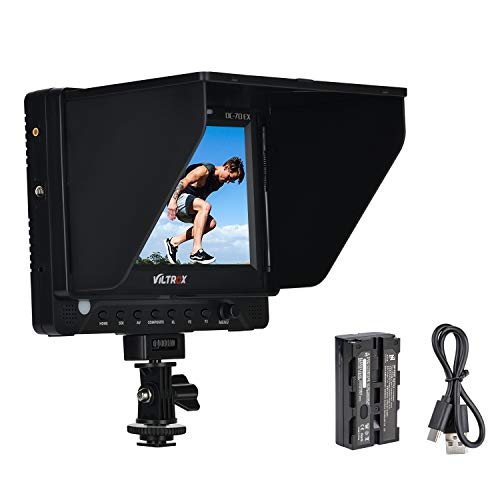 VILTROX DC-70EX Kit 7 Zoll HD IPS-Bildschirm Kamera Video Feldmonitor, unterstützt SDI 4K HDMI-Eingang für Canon Nikon Sony DSLR Kamera BMCC BMPC von VILTROX