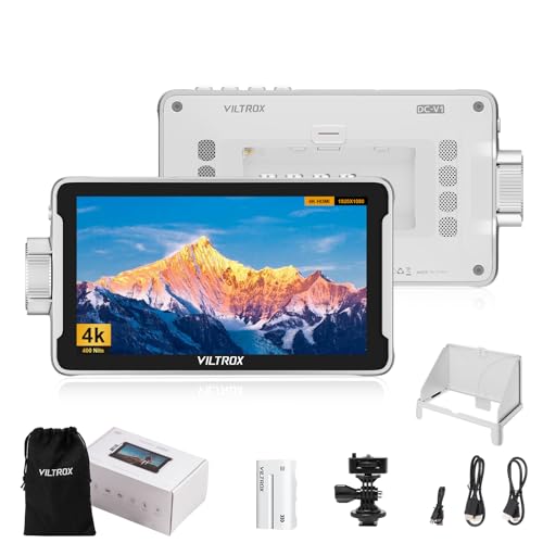 VILTROX DC-V1 5.5' Kamera-Feldmonitore für DSLR Touchscreen Kamera Monitor 4K HDMI Video Externer Monitor für Sony Canon Nikon 2000nit 3D LUT 1920×1080 IPS HD Video mit Haube Wiederaufladbare Batterie VILTROX DC-V1 5.5' Kamera-Feldmonitore für DSLR Touchscreen Kamera Monitor 4K HDMI Video Externer Monitor für Sony Canon Nikon 2000nit 3D LUT 1920×1080 IPS HD Video mit Haube Wiederaufladbare Batterie von VILTROX