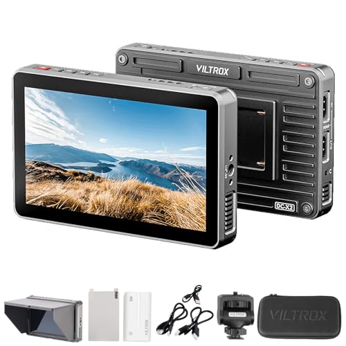 VILTROX DC-X2 6" ultraheller 2000Nits Touchscreen-Kamera-Feldmonitor, 4K HDMI Loop In/Out Full HD 1920x1080 IPS-Display, 3D LUT, Wellenform, Fokus-Peaking, Vektorskop, mit Sonnenschutz, Akku VILTROX DC-X2 6" ultraheller 2000Nits Touchscreen-Kamera-Feldmonitor, 4K HDMI Loop In/Out Full HD 1920x1080 IPS-Display, 3D LUT, Wellenform, Fokus-Peaking, Vektorskop, mit Sonnenschutz, Akku von VILTROX