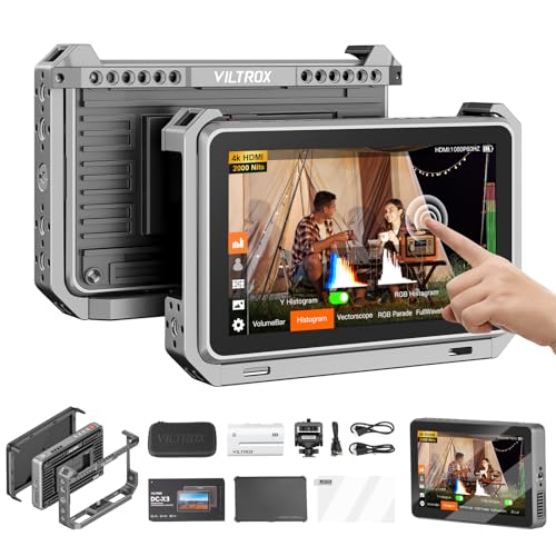 VILTROX DC-X2 Cage 6" SDI Kamera Feld Monitor 2000nits Super Hell Tageslicht sichtbar Externer Monitors für 4k HDMI DSLR Touchscreen Monitore Mit Sunshield 2200 MAh Batterie für Sony Canon Nikon VILTROX DC-X2 Cage 6" SDI Kamera Feld Monitor 2000nits Super Hell Tageslicht sichtbar Externer Monitors für 4k HDMI DSLR Touchscreen Monitore Mit Sunshield 2200 MAh Batterie für Sony Canon Nikon von VILTROX