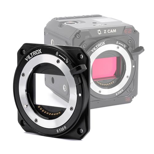 VILTROX E-T10 II Objektivadapter Objektiv Mount Konverter Kompatibel mit E-Mount Objektiv auf Z-CAM E2-M4 E2-S6 E2-F6 E2-F8 Kinokameras VILTROX E-T10 II Objektivadapter Objektiv Mount Konverter Kompatibel mit E-Mount Objektiv auf Z-CAM E2-M4 E2-S6 E2-F6 E2-F8 Kinokameras von VILTROX