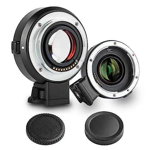 VILTROX EF-E II Autofokus Objektivadapter 0,71x Brennweitenreduzierer Speed Booster für Canon EF Objektiv auf Sony E Mount Kamera A7 A9 A7R A7R2 A7R3 A7M2 A7M3 A7S A7S2 A5100 A6000 A6300 A6400 A650 32 von VILTROX