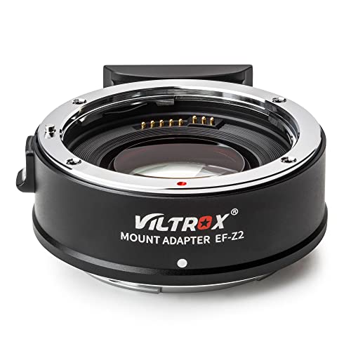 VILTROX EF-Z2 Objektivhalterung Adapter für Canon EF auf Nikon Z-Mount Kameras 0,71x Focal Reducer Booster Autofokus Objektiv Konverter für Canon EF Objektiv auf Nikon Kamera Z5 Z6 Z7 Z6II Z7II Z50 VILTROX EF-Z2 Objektivhalterung Adapter für Canon EF auf Nikon Z-Mount Kameras 0,71x Focal Reducer Booster Autofokus Objektiv Konverter für Canon EF Objektiv auf Nikon Kamera Z5 Z6 Z7 Z6II Z7II Z50 von VILTROX