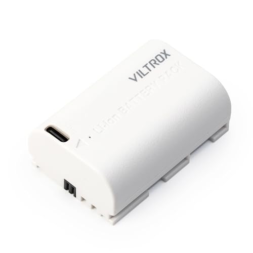 VILTROX LP-E6 LP-E6N LP-E6NH 2400mAh Ersatzakku mit USB Type-C-Schnellladung, Wiederaufladbare Kameraakkus Kompatibel mit Canon EOS R5 R6 R6II R7 5D II III IV 6D 6DII 70D 80D 90D VILTROX LP-E6 LP-E6N LP-E6NH 2400mAh Ersatzakku mit USB Type-C-Schnellladung, Wiederaufladbare Kameraakkus Kompatibel mit Canon EOS R5 R6 R6II R7 5D II III IV 6D 6DII 70D 80D 90D von VILTROX