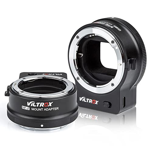 VILTROX NF-Z Autofokus Objektivadapter Kompatibel mit Nikon F-Mount Objektiv an Spiegellose Nikon Z-Mount Kamera Z5 Z50 Z30 Z6 Z6II Z7 Z7II Zfc Unterstützt EXIF Übertragung USB Firmware Upgrade VILTROX NF-Z Autofokus Objektivadapter Kompatibel mit Nikon F-Mount Objektiv an Spiegellose Nikon Z-Mount Kamera Z5 Z50 Z30 Z6 Z6II Z7 Z7II Zfc Unterstützt EXIF Übertragung USB Firmware Upgrade von VILTROX