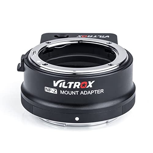 VILTROX NF-Z Objektivadapter für Nikon F-Mount Objektiv auf Z Mount Z50 Z6 Z7 II Kamera (Autofokus, EXIF-Übertragung) von VILTROX