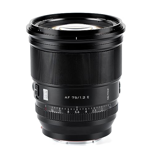 VILTROX PRO 75 mm F1.2 f/1.2 APS-C Autofocus for Sony E-Mount Camera Lens,Suitable for Sony A7 A6100 A6300 A6400 A6100 A6600 A5100 A7R A7C A7II A9 Sony E Mount Cameras Lens VILTROX PRO 75 mm F1.2 f/1.2 APS-C Autofocus for Sony E-Mount Camera Lens,Suitable for Sony A7 A6100 A6300 A6400 A6100 A6600 A5100 A7R A7C A7II A9 Sony E Mount Cameras Lens von VILTROX