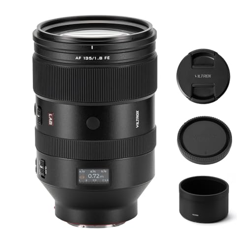 Viltrox 135mm F1.8 LAB FE Vollformatobjektiv für Sony E-Mount, AF-Teleobjektiv mit Festbrennweite, Kompatibel mit Sony-Kameras a7III a7RII a7IV a7RIV a9 A1 a5000 a6000 A6700 Viltrox 135mm F1.8 LAB FE Vollformatobjektiv für Sony E-Mount, AF-Teleobjektiv mit Festbrennweite, Kompatibel mit Sony-Kameras a7III a7RII a7IV a7RIV a9 A1 a5000 a6000 A6700 von VILTROX