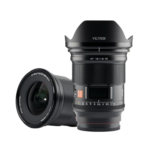 Viltrox 16mm f1.8 Objektiv FE Weitwinkel große Blende objektive mit LCD-Bildschirm kompatibel mit spiegellosen Kompatibel mit Sony E-Mount Kameras A7III A7IV A7RIII A7RIV A7C A9 A7RⅤ Viltrox 16mm f1.8 Objektiv FE Weitwinkel große Blende objektive mit LCD-Bildschirm kompatibel mit spiegellosen Kompatibel mit Sony E-Mount Kameras A7III A7IV A7RIII A7RIV A7C A9 A7RⅤ von VILTROX