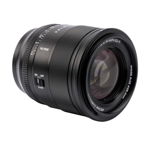 Viltrox 27mm F1.2 Pro Autofokus-Objektiv, kompatibel mit Sony E-Mount spiegellosen Kameras A6700 A6000 A6400 ZV-E10 FX30 A6300 A6500 A6600 und Vollformat-Kameras unter APS-C-Einstellungsmodus von VILTROX