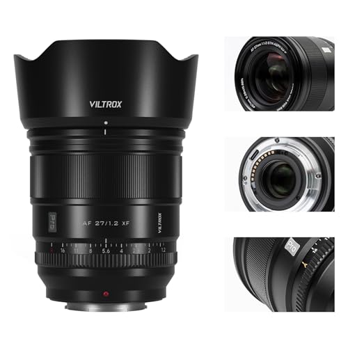 Viltrox 27mm f1.2 Objektiv AF APS-C Pro Level AF Weitwinkel Große Blende Objektiv Kompatibel mit Fuji X-Mount Kameras X-T5 X-T4 X-T3 X-H2S X-H2 X-S10 X-T200 X-H1 X-PRO3 X-PRO2 Viltrox 27mm f1.2 Objektiv AF APS-C Pro Level AF Weitwinkel Große Blende Objektiv Kompatibel mit Fuji X-Mount Kameras X-T5 X-T4 X-T3 X-H2S X-H2 X-S10 X-T200 X-H1 X-PRO3 X-PRO2 von VILTROX