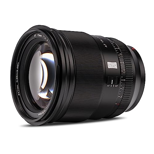 Viltrox 75mm F1.2 Pro Level Autofokus-Objektiv, kompatibel mit spiegellosen Nikon Z-Mount APS-C-Kameras Z30 Zfc Z50, auch den Modellen Z7 Z6 Z5 Z6II Z7II Z8 Z9 unter APS-C-Einstellung von VILTROX