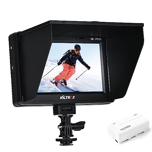 Viltrox DC-70 7 Zoll HD Kamera Video Field Monitor Unterstützt 4k - Signal für DSLR Canon Nikon Sony Olympus Panasonic Pentax, HDMI Eingang von VILTROX