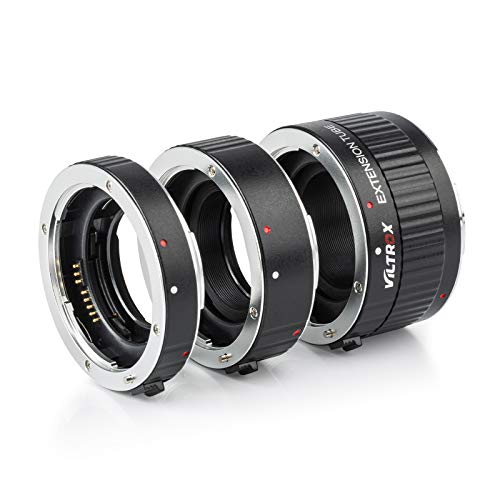 Viltrox DG-C Zwischenringe Autofokus AF Makro Verlängerungsring-Set 36mm+20mm+12mm für Canon EF&EF-S Objektiv DSLR Kamera 760D 700D 80D 70D 5DII 5DIII 1300D 1500D von VILTROX