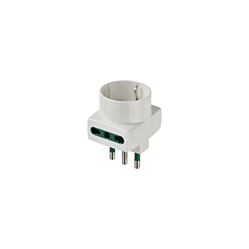 VIMAR 0 a00323b Netzstecker-Adapter für Steckdose weiß von VIMAR