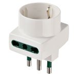 VIMAR 0 a00323b Netzstecker-Adapter für Steckdose weiß von VIMAR