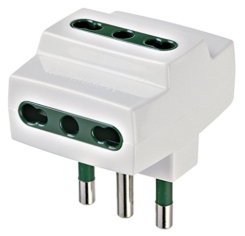 VIMAR Ri. 00321B Netzstecker-Adapter für Steckdose weiß von VIMAR