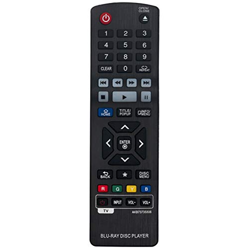 AKB73735806 Ersatz Fernbedienung - VINABTY AKB 73735806 Ersatz-Fernbedienung für LG BLU-RAY DISC PLAYER BP630S BP630N BP440 BP440N BP440K BPM54 BP330 BP430 BP430N BP735 BP735B BP550 BP530 BP540 Remote AKB73735806 Ersatz Fernbedienung - VINABTY AKB 73735806 Ersatz-Fernbedienung für LG BLU-RAY DISC PLAYER BP630S BP630N BP440 BP440N BP440K BPM54 BP330 BP430 BP430N BP735 BP735B BP550 BP530 BP540 Remote von VINABTY