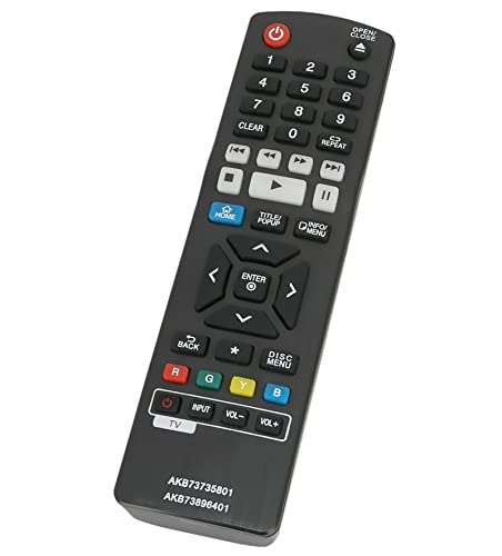 Ersatz-Fernbedienung für LG Blu-ray Disc Player BP660 BP670 BPM33 BP735 BP430 BP440 BP440N BP450 BP550 BP540 BPM54 BP530 BP330 BP135 BP300 BP30 BP335 BP340 BP155 BP350 BPM35 AKB73735801 AKB73896401 Ersatz-Fernbedienung für LG Blu-ray Disc Player BP660 BP670 BPM33 BP735 BP430 BP440 BP440N BP450 BP550 BP540 BPM54 BP530 BP330 BP135 BP300 BP30 BP335 BP340 BP155 BP350 BPM35 AKB73735801 AKB73896401 von VINABTY