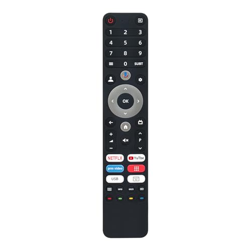 Ersetzte Sprachfernbedienung Passend für Chiq QLED TV M55QN9G U50QM8G U55QM8E U55QM8G U75QF8TG U85QF8TG U98QF8TG U98QF8TGU43QM8G L32H8CG U43QM8G U50QM8E U43QM8E U98F8TG von VINABTY