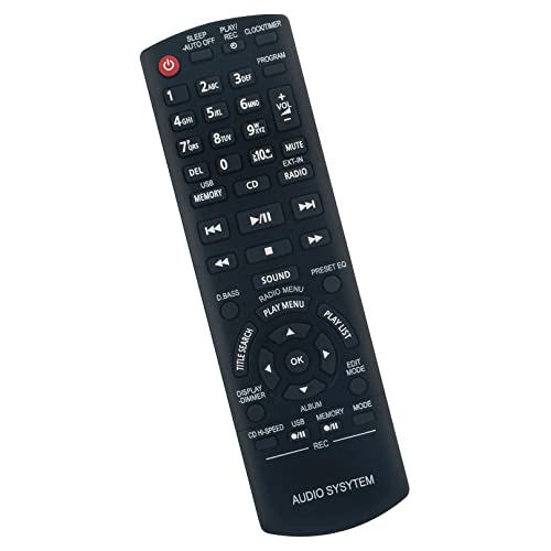 N2QAYB000637 Ersatzfernbedienung -VINABTY-fit für Panasonic CD Stereoanlage N2QAYB000637 Fernbedienung SA-AKX34PN SA-AKX52PH SC-AKX52 SA-AKX52 SB-AKX52 SC-AKX54 N2QAYB000637 Ersatzfernbedienung -VINABTY-fit für Panasonic CD Stereoanlage N2QAYB000637 Fernbedienung SA-AKX34PN SA-AKX52PH SC-AKX52 SA-AKX52 SB-AKX52 SC-AKX54 von VINABTY