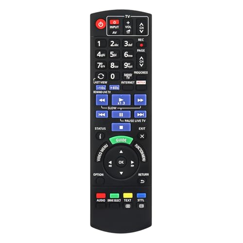N2QAYB001114 Ersetzte Fernbedienung Passend für Panasonic Blu-ray Disc DVD Recorder DMR-UBS90 DMR-UBC86 DMR-UBC70 DMR-UBS70 DMR-UBC80 DMR-UBC90 DMR-UBS80 DMR-UBC70EGK DMR-UBC86EN-1TB N2QAYB001114 Ersetzte Fernbedienung Passend für Panasonic Blu-ray Disc DVD Recorder DMR-UBS90 DMR-UBC86 DMR-UBC70 DMR-UBS70 DMR-UBC80 DMR-UBC90 DMR-UBS80 DMR-UBC70EGK DMR-UBC86EN-1TB von VINABTY