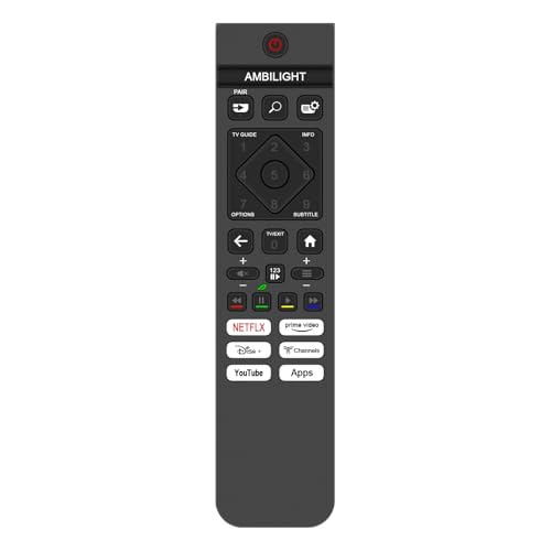 Neu Fernbedienung Ersatz für Philips Ambilight 4K Smart LED TV 398GR10BEPHNE000SY A136RF543C0001 43PUS7009/12 43PUS7609/12 398GR10BEPHNE000CR 996592404222 996592404610 50PUS7009 50PUS7009/12 Remote Neu Fernbedienung Ersatz für Philips Ambilight 4K Smart LED TV 398GR10BEPHNE000SY A136RF543C0001 43PUS7009/12 43PUS7609/12 398GR10BEPHNE000CR 996592404222 996592404610 50PUS7009 50PUS7009/12 Remote von VINABTY