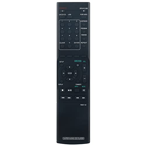 Neu PWW1181 Ersatz Fernbedienung - VINABTY PWW1181 CD ErsatzFernbedienung passt für Pioneer Super Audio CD Player PD-10-K PD-10-S Remote Controller Neu PWW1181 Ersatz Fernbedienung - VINABTY PWW1181 CD ErsatzFernbedienung passt für Pioneer Super Audio CD Player PD-10-K PD-10-S Remote Controller von VINABTY