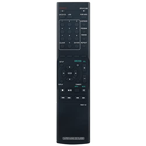 Neu PWW1181 Ersatz Fernbedienung - VINABTY PWW1181 CD ErsatzFernbedienung passt für Pioneer Super Audio CD Player PD-10-K PD-10-S Remote Controller von VINABTY