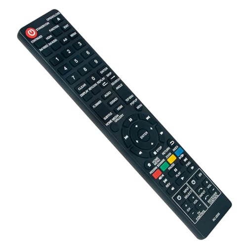 RC-2930 Ersatz-Fernbedienung -VINABTY-passend für Pioneer Blu-Ray DVD Player RC2930 Fernbedienung RC-2427 BDP-05FD BDP-62FD BDP-80FD BDP-140 BDP-23FD BDP-150-K RC-2930 Ersatz-Fernbedienung -VINABTY-passend für Pioneer Blu-Ray DVD Player RC2930 Fernbedienung RC-2427 BDP-05FD BDP-62FD BDP-80FD BDP-140 BDP-23FD BDP-150-K von VINABTY