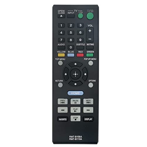 RMT-B110A Ersetzte Fernbedienung Passend für Sony Blu-Ray DVD Player BDP-S580 BDP-S480 BDP-S280 BDP-S380 BDP-BX58 BDP-BX38 BDPBX58 BDPBX38 BDP-S483 BDP-S580WM BDP-S580/WM RMT-B110A Ersetzte Fernbedienung Passend für Sony Blu-Ray DVD Player BDP-S580 BDP-S480 BDP-S280 BDP-S380 BDP-BX58 BDP-BX38 BDPBX58 BDPBX38 BDP-S483 BDP-S580WM BDP-S580/WM von VINABTY