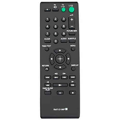 RMT-D198P VINABTY Ersetzte Fernbedienung Passend für Sony CD/DVD Player DVP-SR170 DVP-SR370 RMT-D198P VINABTY Ersetzte Fernbedienung Passend für Sony CD/DVD Player DVP-SR170 DVP-SR370 von VINABTY