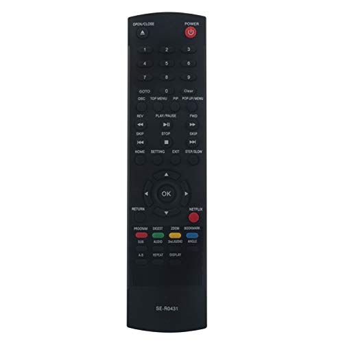 SE-R0431 Ersatz Fernbedienung - VINABTY SE R0431 Fernbedienung für Toshiba SER0431 Blu-Ray Player Remote Controller SE-R0431 Ersatz Fernbedienung - VINABTY SE R0431 Fernbedienung für Toshiba SER0431 Blu-Ray Player Remote Controller von VINABTY