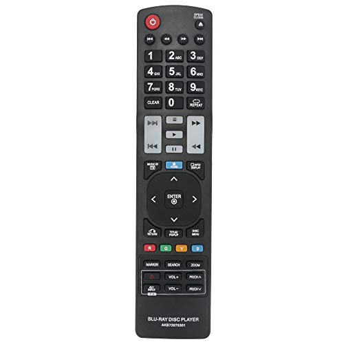 VINABTY AKB72975301 Remote Control Compatible with LG blu-ray disc Player BD560 BD570 BD590 BX580 BD565 BD650 Bd670 Bx582 Series VINABTY AKB72975301 Remote Control Compatible with LG blu-ray disc Player BD560 BD570 BD590 BX580 BD565 BD650 Bd670 Bx582 Series von VINABTY