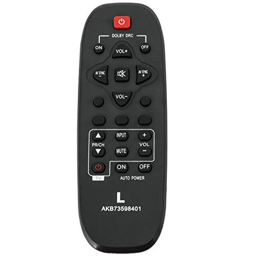 VINABTY AKB73598401 Fernbedienungsersatz für LG Sound Bar NB2022A NB2020A NB2030A NB-2022A NB-2020A NB-2030A VINABTY AKB73598401 Fernbedienungsersatz für LG Sound Bar NB2022A NB2020A NB2030A NB-2022A NB-2020A NB-2030A von VINABTY