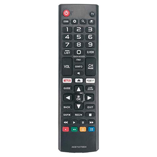 VINABTY AKB75375604 Fernbedienungsersatz für LG Smart LED LCD-Fernseher von VINABTY