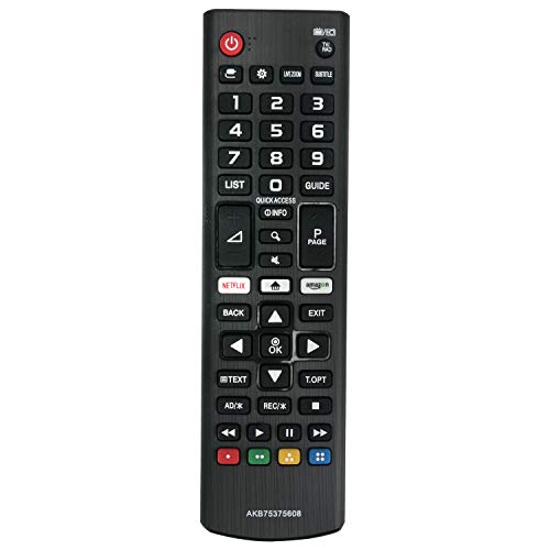 VINABTY AKB75375608 Ersatzfernbedienung kompatibel mit LG 55UK6200PLA 55-Zoll 4K UHD HDR Smart LED TV 32LK6100 32LK6200 43LK5900 43LK6100 42UK6200 49UK6200 VINABTY AKB75375608 Ersatzfernbedienung kompatibel mit LG 55UK6200PLA 55-Zoll 4K UHD HDR Smart LED TV 32LK6100 32LK6200 43LK5900 43LK6100 42UK6200 49UK6200 von VINABTY
