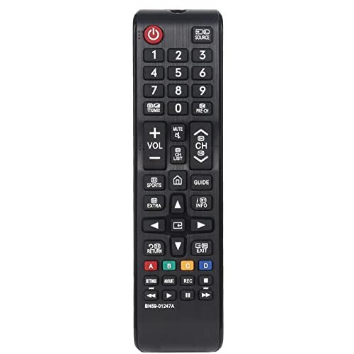 VINABTY BN59-01247A Fernbedienung ersetzen Passend für Samsung TV UE55MU6125KXXC UE55MU6179U UE55MU6179UXZG UE55MU6199 UE55MU6199UXZG UE55KU6092U UE55KS7500 UE55KU6070 UE55KU6500 von VINABTY