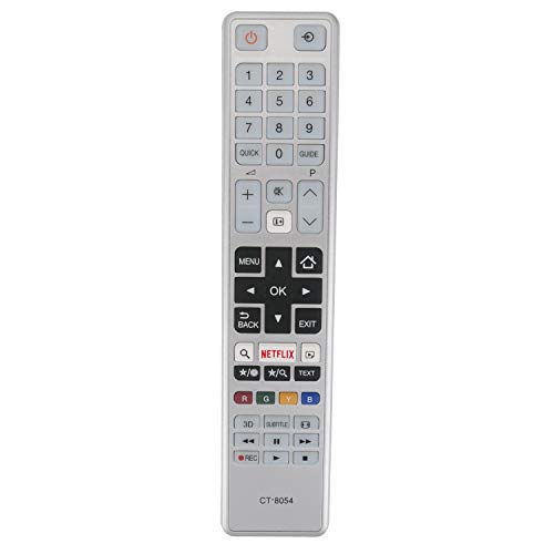 VINABTY CT-8054 Fernbedienung ersetzen Passend für Toshiba TV 55S3653DB 32W3451DB 32W3443DG 48S3653DB 40L5453DB 40L3453DN 55L3763DA 49L3763DA 24D3763DA 32W3543DG 40D3453DB 40L3533DG VINABTY CT-8054 Fernbedienung ersetzen Passend für Toshiba TV 55S3653DB 32W3451DB 32W3443DG 48S3653DB 40L5453DB 40L3453DN 55L3763DA 49L3763DA 24D3763DA 32W3543DG 40D3453DB 40L3533DG von VINABTY