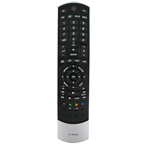 VINABTY CT-90405 Ersatz Fernbedienung Passend für Toshiba TV 32TL933 40TL933 46TL933 32ML933 40ML933 46ML933 VINABTY CT-90405 Ersatz Fernbedienung Passend für Toshiba TV 32TL933 40TL933 46TL933 32ML933 40ML933 46ML933 von VINABTY